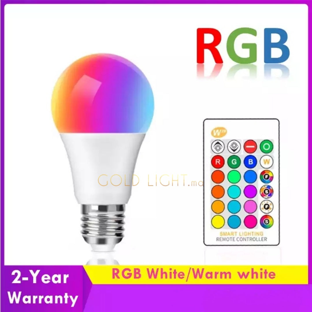 Lampe LED RGB 12w