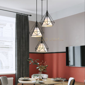 Suspension Diamande Black