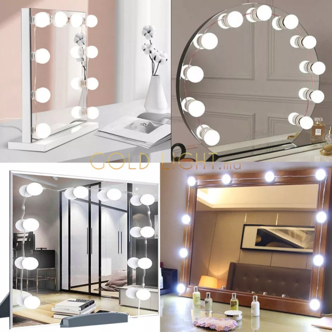 Maquillage lampe - Maquillage Light - lampe miroir - Led - Facile