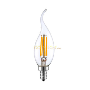 Ampoule de bougie LED 5W Transparent